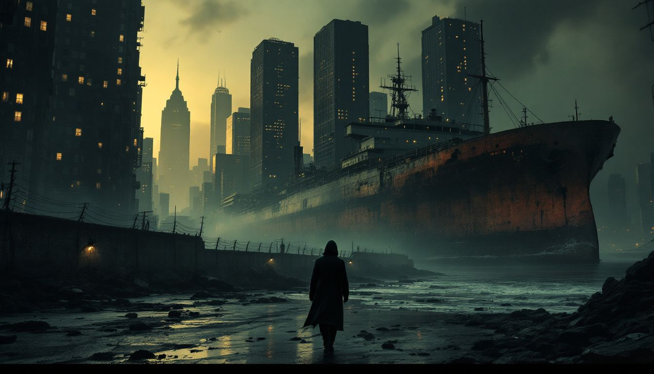 An image illustrating geopolitical tensions and trade wars affecting the global economy.